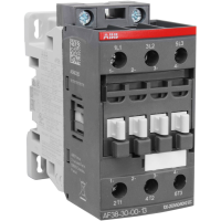 Контактор ABB AF38-30-00-13, 3Р, 38 А, 18.5 кВт, катушка 100-250 В AC/DC