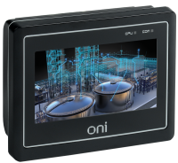 Панель оператора базовая ONI ETG 4.3", 480х272, резистивная, 24 В DC, Ethernet, пластик, IP65