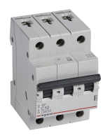 Автоматический выключатель Legrand RX3, 3Р, 10 А, 4.5 кА, С