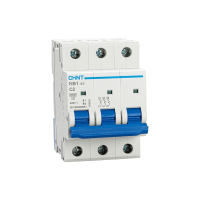 Автоматический выключатель CHINT NB1-63, 3P, 2 А, 6 кА, C