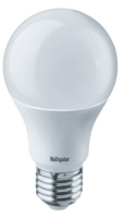 Лампа LED Navigator NLL-A60-10-230-4K-E27, 10 Вт, 230 В, 4000 К, Е27, груша