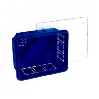 Коробка распаячная KSC 11-503, 125х155х65 мм, для сплошных стен