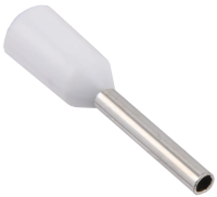 Наконечник НШВИ 0.5-08 под провод 0.5мм2 (100шт/упаковка) белый GENERICA