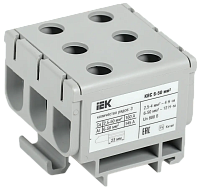 Клемма вводная силовая КВС 6-50мм2 3Р 160А 800V серая IEK