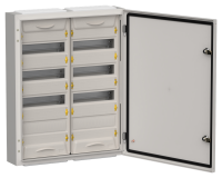 Корпус металлический IEK TITAN5 ЩРн-96, навесной, 96 модулей, 710х570х140 мм, IP54, серый