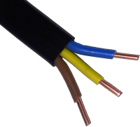 Кабель силовой ВВГнг, 3х2.5 мм², 1 кВ, ГОСТ, бухта/100 м, Harmony Cable