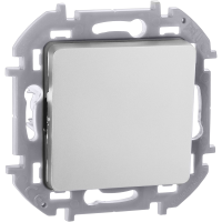 Переключатель 1-клавишный Legrand INSPIRIA, алюминий