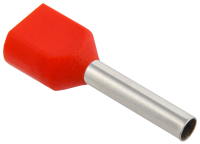 Наконечник двойной НШВИ(2) 1.5-12 под провод 1.5мм2 (20шт/упаковка) красный IEK