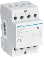 Контактор модульный CHINT NCH8-63/40, 4Р, 63 А, 4NO, катушка 230 В AC