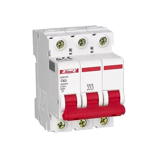 Автоматический выключатель HDB3w-L 3Р 63А 4.5кА C Himel