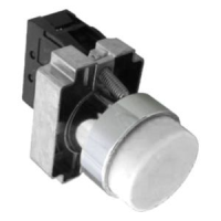 Кнопка управления CHINT NP2-BL15, белая, 1NO+1NC, Ø 22 мм, IP40