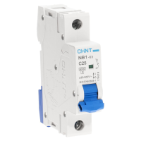 Автоматический выключатель CHINT NB1-63, 1P, 25 А, 6 кА, C