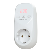 Реле контроля напряжения в розетку Welrok PR-RED L+N 16А