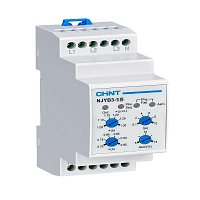 Реле контроля фаз NJYB3-15 3L+N 3А Uконтр=220VAC 1SPDT регулируемое CHINT