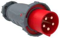 Вилка силовая переносная IEK MAGNUM ССИ-045, 3P+N+PE, 125 А, 415В, IP67