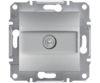 Розетка ТВ Schneider Electric Asfora, концевая, 1 дБ, алюминий
