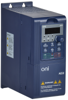 Преобразователь частоты ONI A650, 3Ф, 2,2 кВт, 5.5 А, встроенный тормоз, насосные функции