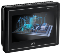 Панель оператора базовая ONI ETG 7”, 800х480, резистивная, 24 В DC, Ethernet, пластик, IP65