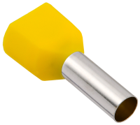 Наконечник двойной НШВИ2 6-14 под провод 6мм2 (100шт/упаковка) желтый GENERICA
