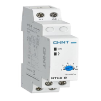 Реле времени CHINT NTE8-480B (задержка включения), 0.5–8 мин, 1NO, 24 В DC