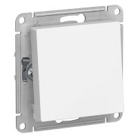 Переключатель 1-клавишный AtlasDesign, схема 6, белый