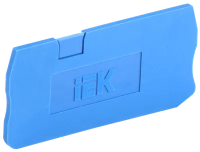 Заглушка для клемм КПИ 3в-1.5/2.5мм2 синяя IEK