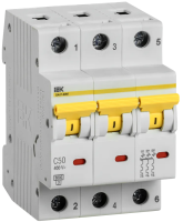 Автоматический выключатель ВА47-60M 3Р 50А 6кА С KARAT IEK