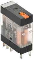 Реле промежуточное промышленное OGR-1-2C 2SPDT 8А Uупр=230VAC индикация и кнопка "тест" ONI