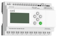 Логический контроллер ЦПУ ПЛК-430 14DI(6UI)/10RO 12-24VDC RS485 c экраном ONI