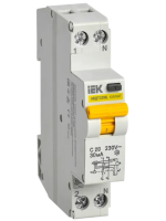 Выключатель автоматический дифференциального тока АВДТ32МL C10 30мА АС 230В KARAT IEK