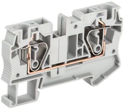 Клемма пружинная КПИ 2в-6мм2 57А 800V серая IEK