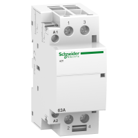 Модульный контактор Schneider Acti9 iCT, 2Р, 63 A, АС-7, 2NO, катушка 230 В AC