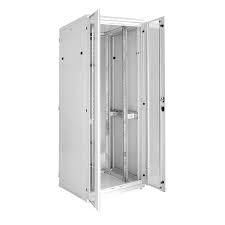 Шкаф серверный напольный 19" ITK LINEA S, 42U, 800х1000 мм, перф. двухстворчатая дверь, серый