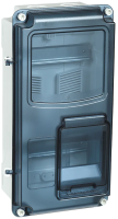 Корпус щита учета IEK KREPTA ЩУРн-П 1/8, навесной, пластиковый, IP66
