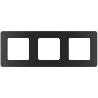 Рамка 3-местная Legrand INSPIRIA, антрацит