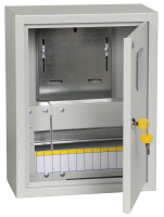 Корпус щита учета IEK TITAN ЩУРн-1/12, 395х310х165 мм, навесной, IP31, УХЛ3