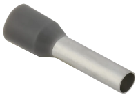 Наконечник НШВИ IEK 4.0-12, 4 мм², серый, 20 штук