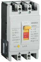Выключатель автоматический ВА66-31 3Р 16А 18кА GENERICA