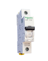 Автоматический выключатель Schneider Acti9 iC60N, 1P, 40 A, 6 кА, С