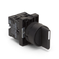 Переключатель CHINT NP2-ED33, 3 положения I–O–I, 2NO, Ø22 мм, IP40