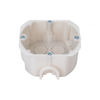 Коробка установочная КМ-210 (76х76х40мм) для полых стен белая Bylectrica