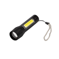 Фонарь Rexant 75-714, 150 лм, 10 м, алюминиевый, 3 режима, 1 x AA, USB