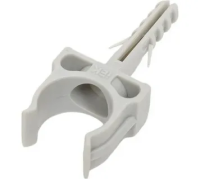 Держатель с защелкой и дюбелем IEK ELASTA CT16, серый