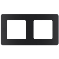 Рамка 2-местная Legrand INSPIRIA, антрацит