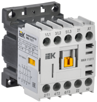Миниконтактор IEK МКИ-11211, 3P, 12 А, 5.5 кВт, AC-3, катушка 400 В AC, 1NC