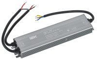 Драйвер LED IEK ИПСН-PRO, 200 Вт, 12 В, блок-шнуры, IP67