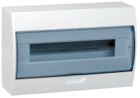 Корпус щита IEK KREPTA3 ЩРН-П-18, пластиковый, белый, навесной, IP41