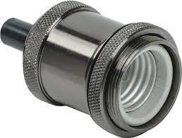 Патрон подвесной IEK RETRO, E27, черный