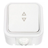 Переключатель 1-клавишный Bylectrica ПРАЛЕСКА А6 10-868, накладной, белый, IP20