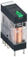Реле промежуточное промышленное OGR-1-2C 2SPDT 8А Uупр=24VDC индикация и кнопка "тест" ONI